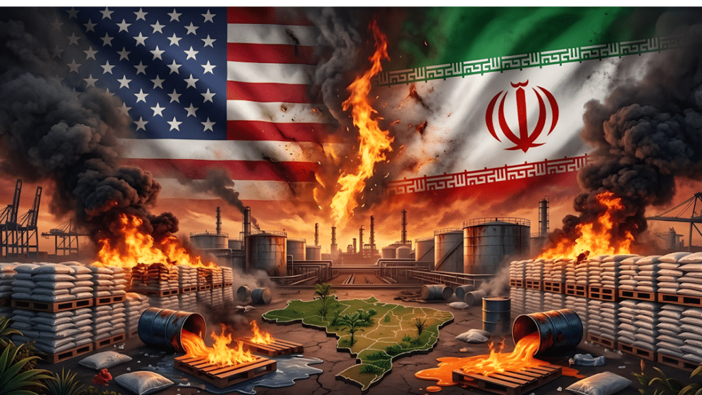 Impacto da guerra EUA-Irã no mercado de plástico no Brasil